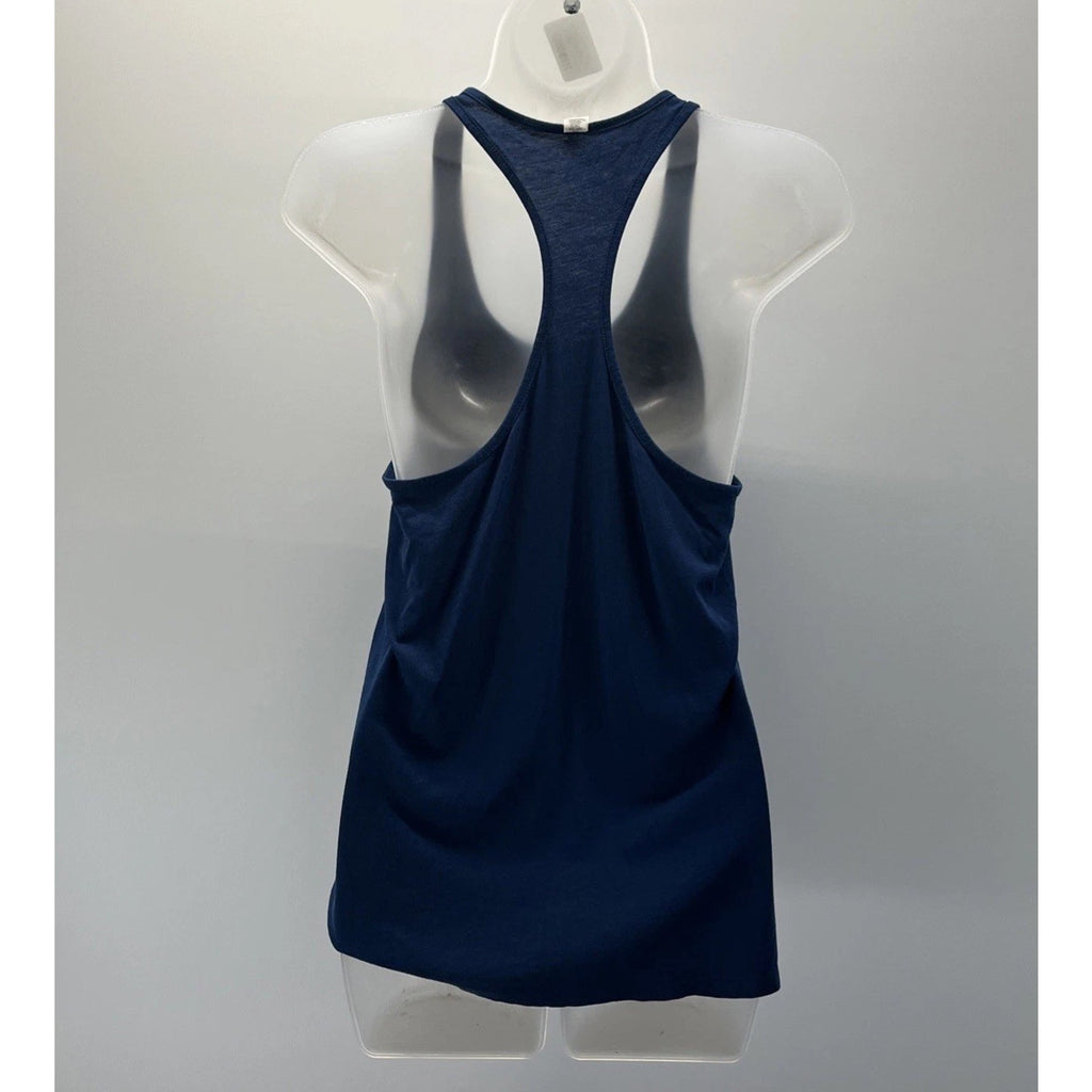 Under Armour navy blue Loose Heat Gear racerback tank Size Medium
