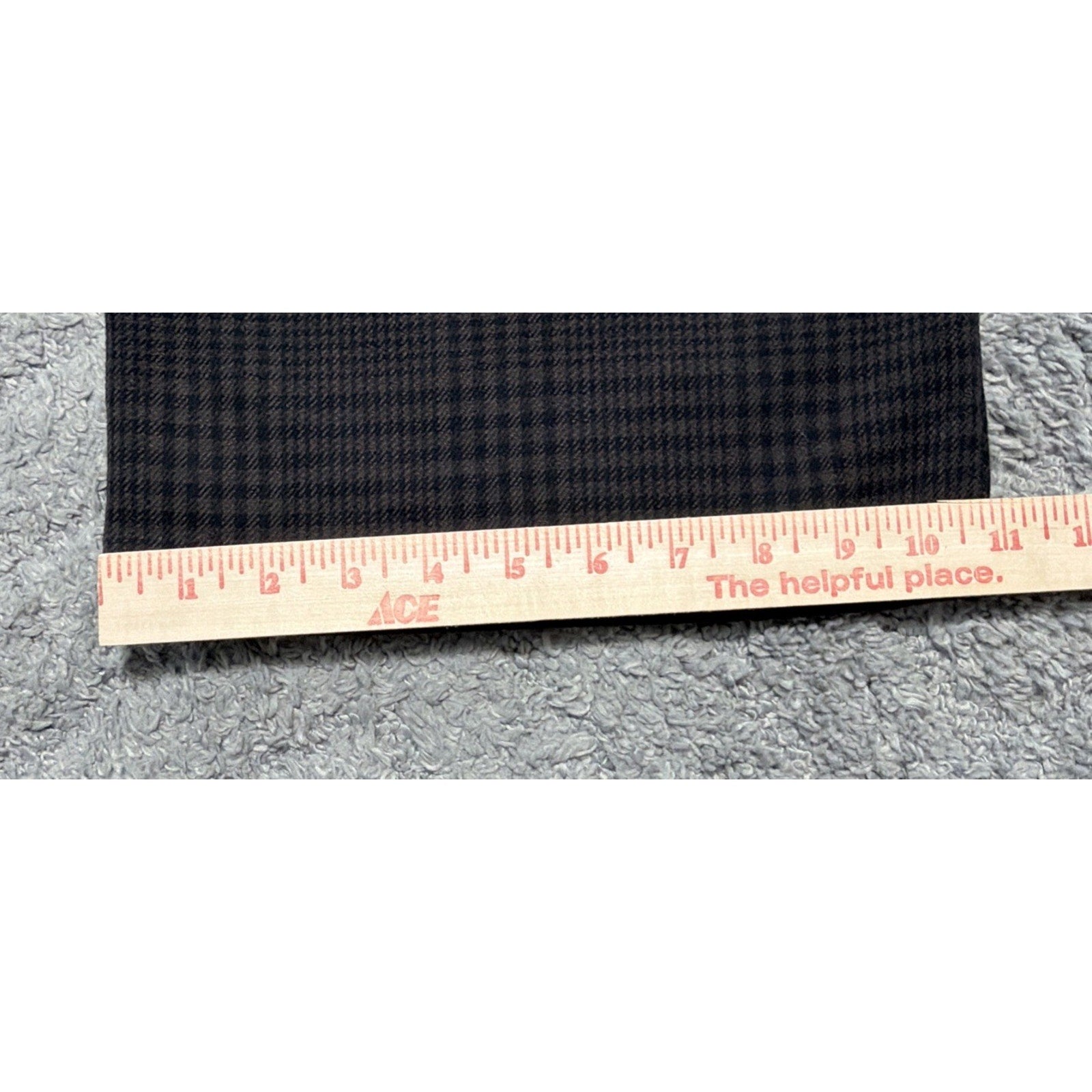 Gap High Rise Wide Leg Pants Black Plaid Womens 4 Long Twill Stretch Trouser NWT