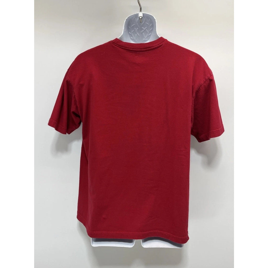 University of Louisville Cardinals Embroidered Logo Style T-Shirt Licensed OVB L