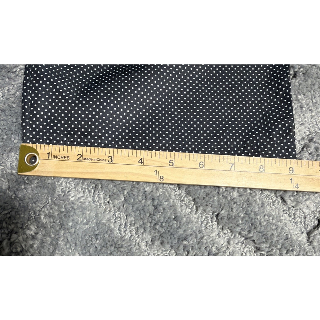 Sag Harbor Sport Activewear Pants Womens 1X Black Polka Dot Elastic Waist New