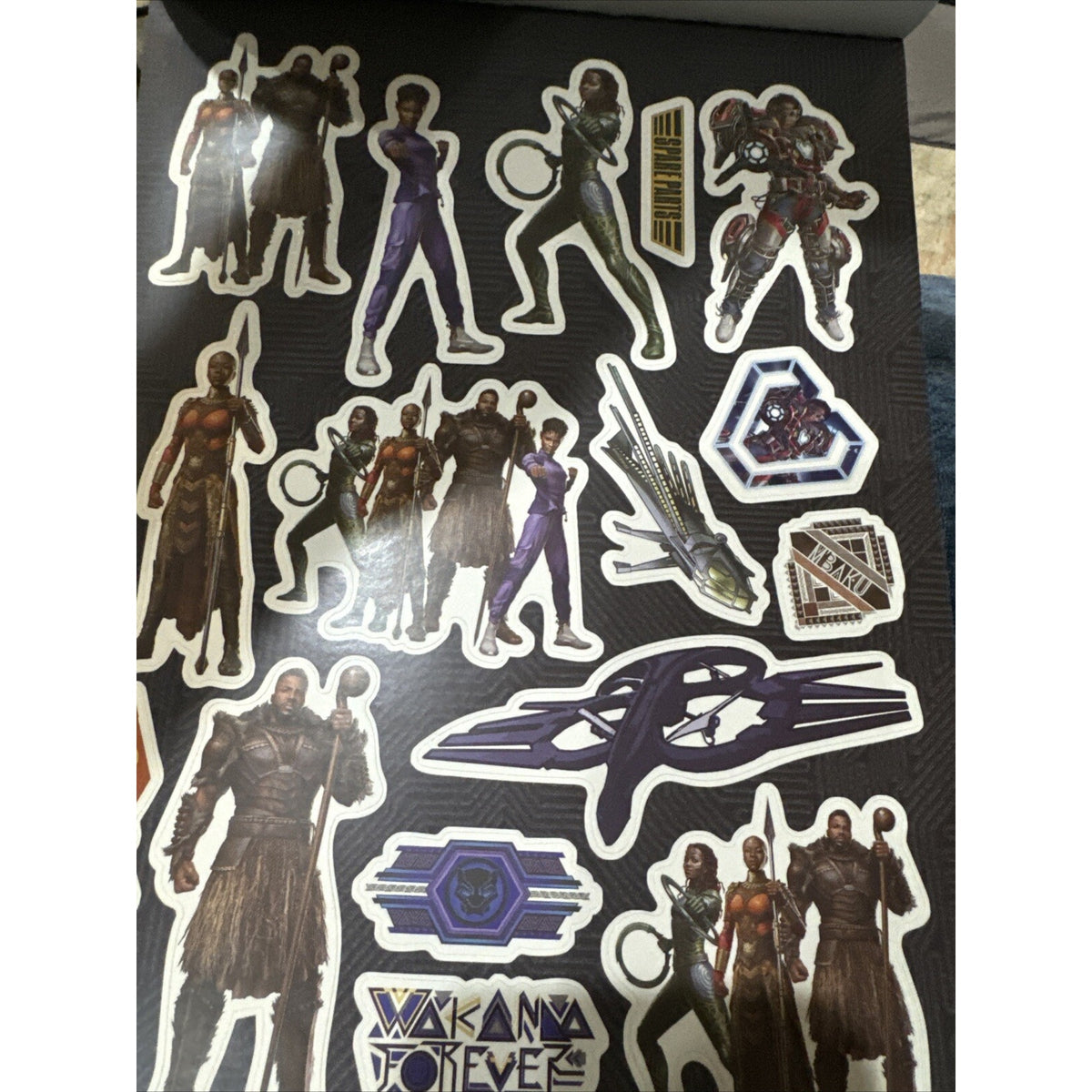 Black Panther Wakanda Forever Create-A-Scene Sticker Pad Marvel Bendon 2022