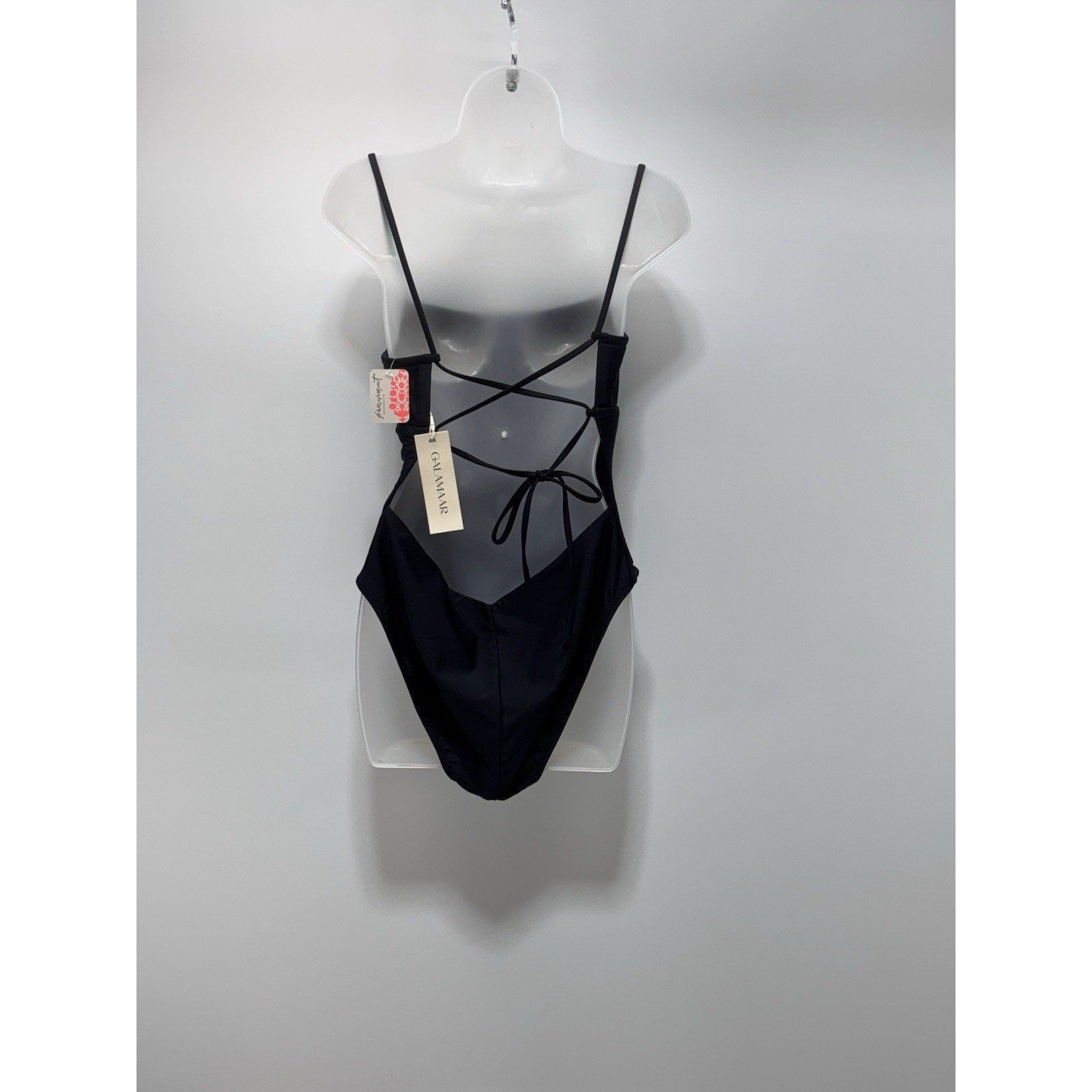 Galamaar One Piece Black Free People Swimsuit Women’s Size XL NWT Made In USA