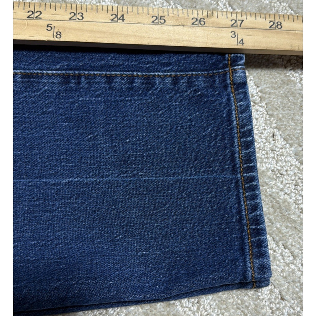 Talbots Straight Leg Jean Curvy 5 Pocket Blue Size 2P 27x27 Stretch