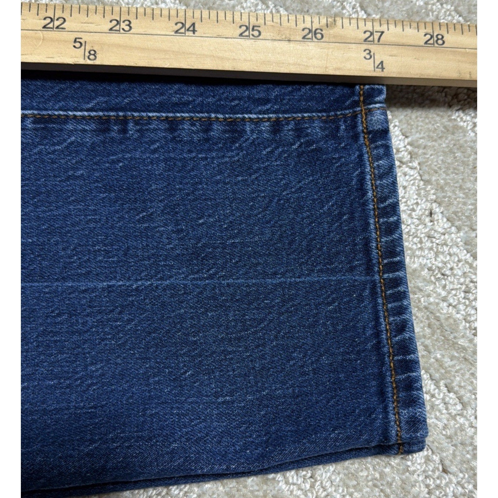 Talbots Straight Leg Jean Curvy 5 Pocket Blue Size 2P 27x27 Stretch