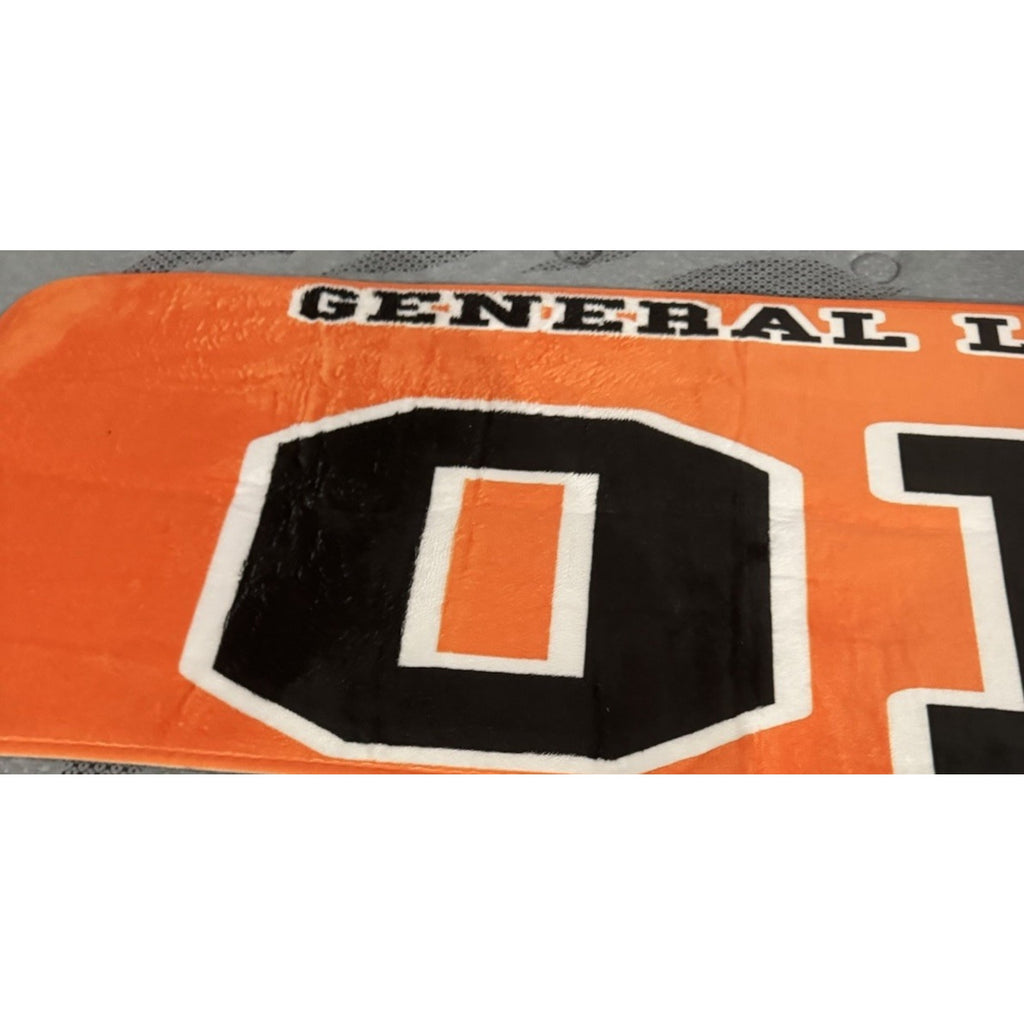 General Lee 01 Bath Mat Rug Orange Dukes of Hazzard Style 45x18 Non Slip