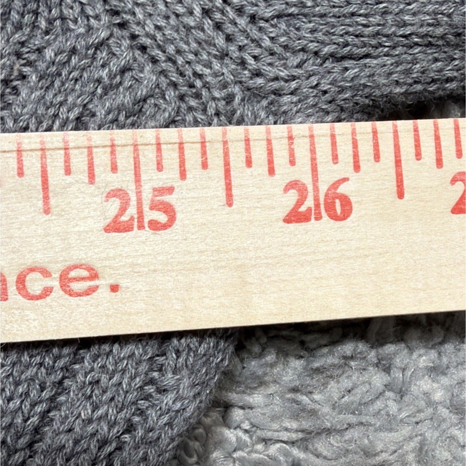 Express Sweater Mens XXL Gray Cable Knit Crewneck Pullover Long Sleeve New