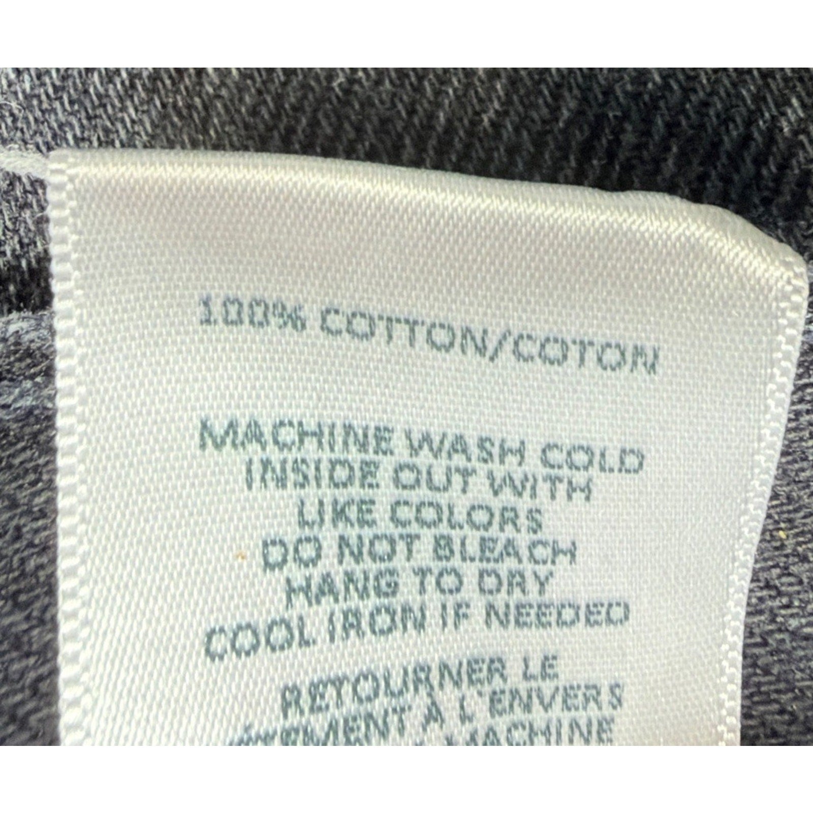 NOEND Straight Cropped Button Fly Jeans Womens 30 Black Denim High Rise Frayed