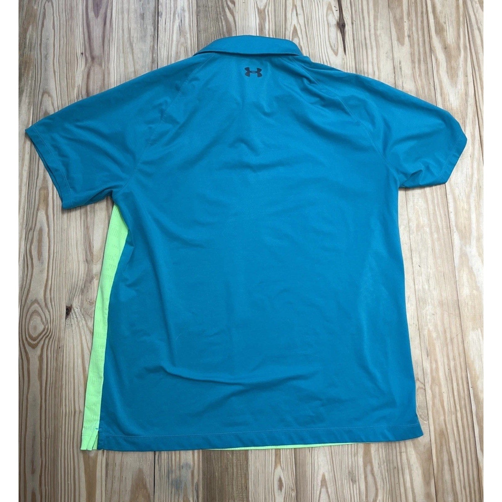 Under Armour Men's Size XL UA Tour Calibrate Polo Shirt Heatgear Green