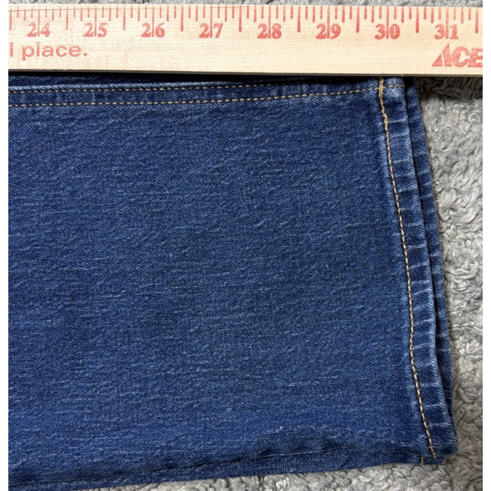 Womens Old Navy Mid-Rise Wow Boyfriend Ankle Blue Denim Jeans Cotton Blend 12