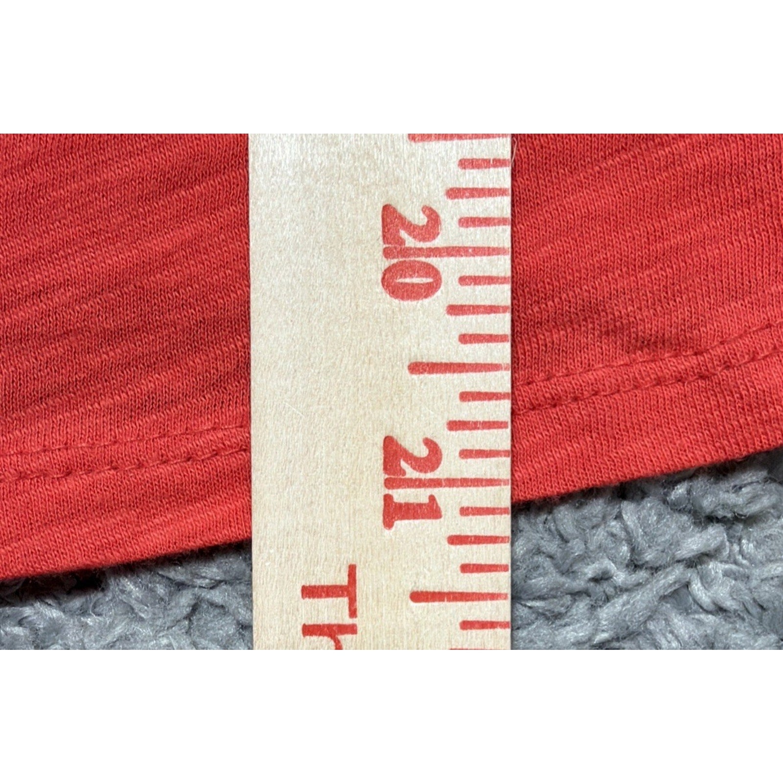 Old Navy Top Women Red Puff Sleeve Preppy Minimalist Casual Cotton Large NWT