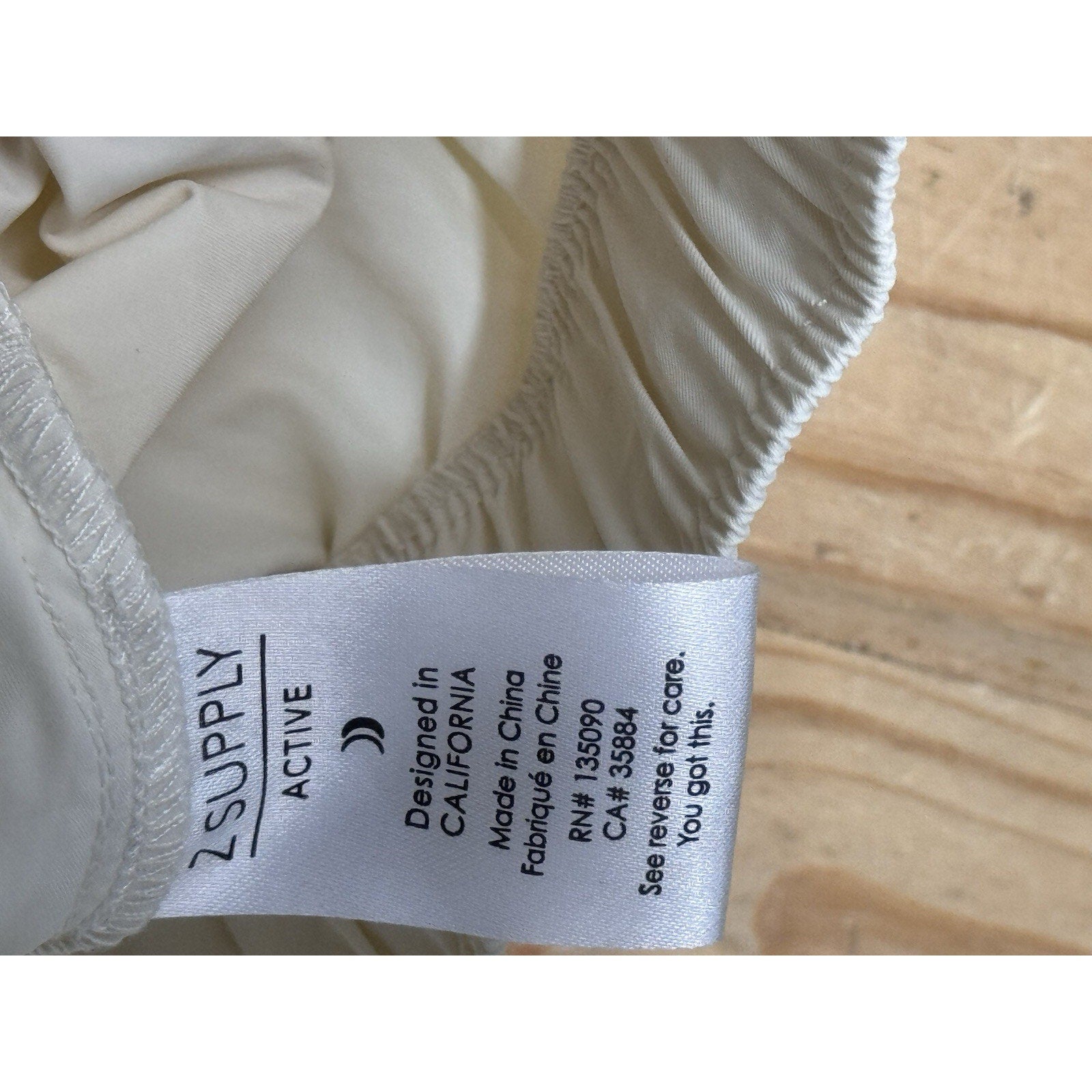 Z Supply Nylon Sandstone Cargo Pants Soft Weekend Women’s Size Large NWT