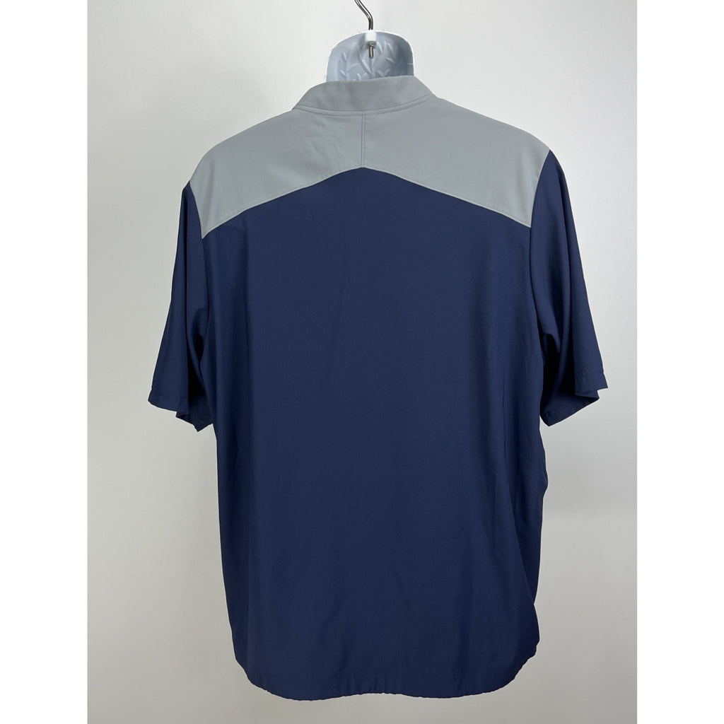 Under Armour Triump Cage Midnight Navy Storm Wind Shirt Men’s M