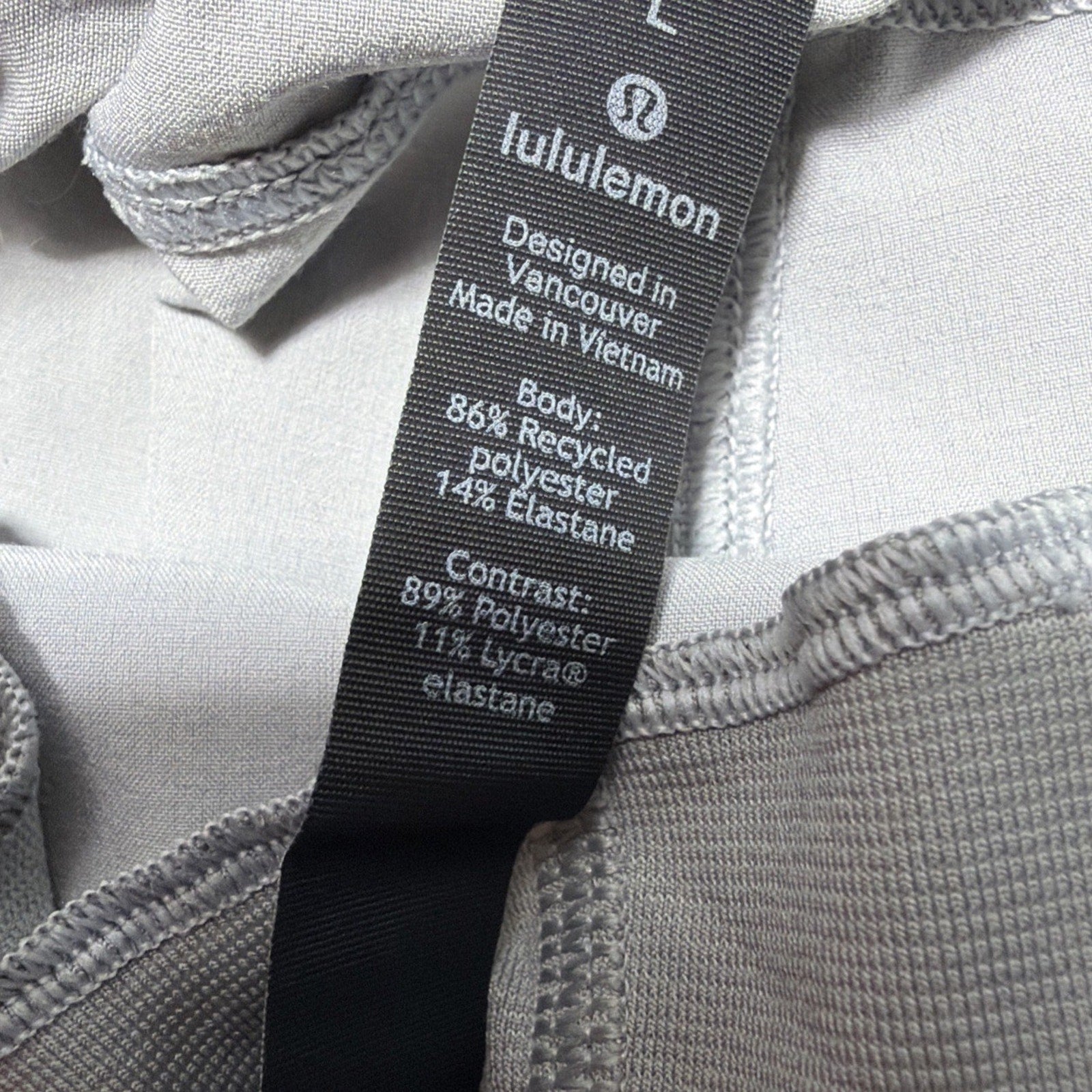 Lululemon Men’s T.H.E. Short No Liner Heather Allover Sea Salt Light Cast L