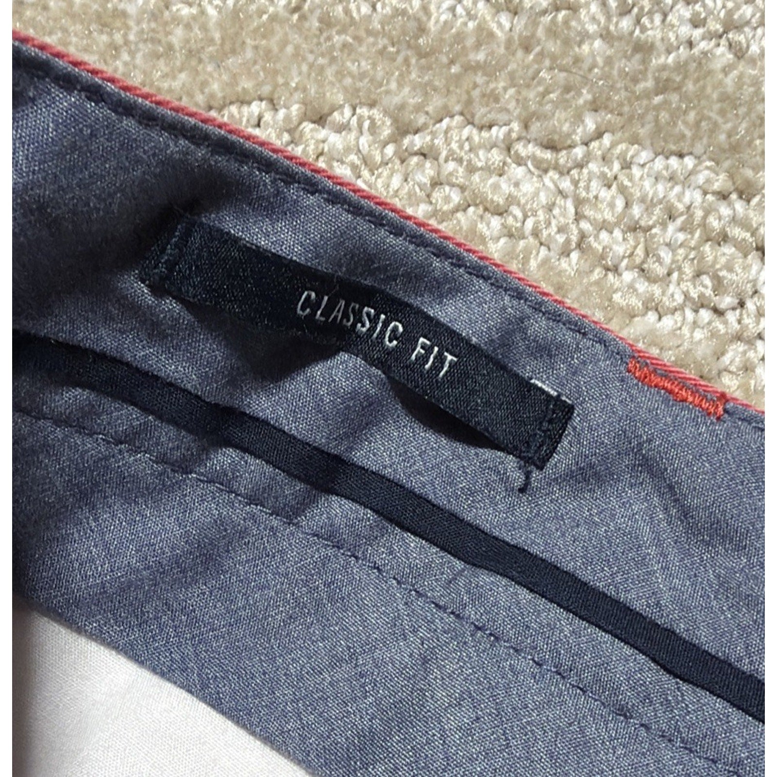 Nautica Deck Shorts Mens 38 Salmon Pink Classic Fit Stretch Chino Casual Summer