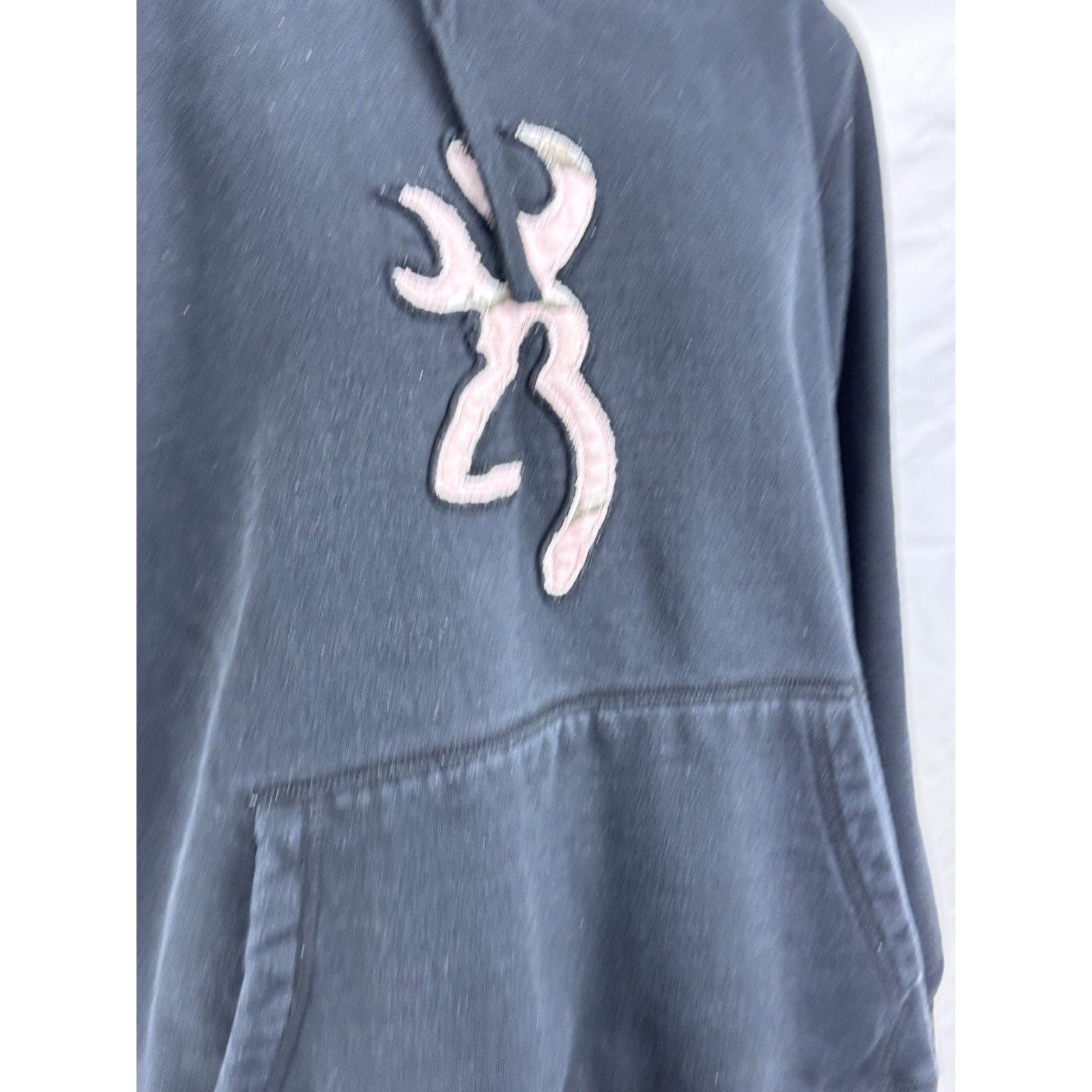 Browning Ladies Black Hoodie - Realtree Pink Camo Buckmark Sweatshirt Camouflage