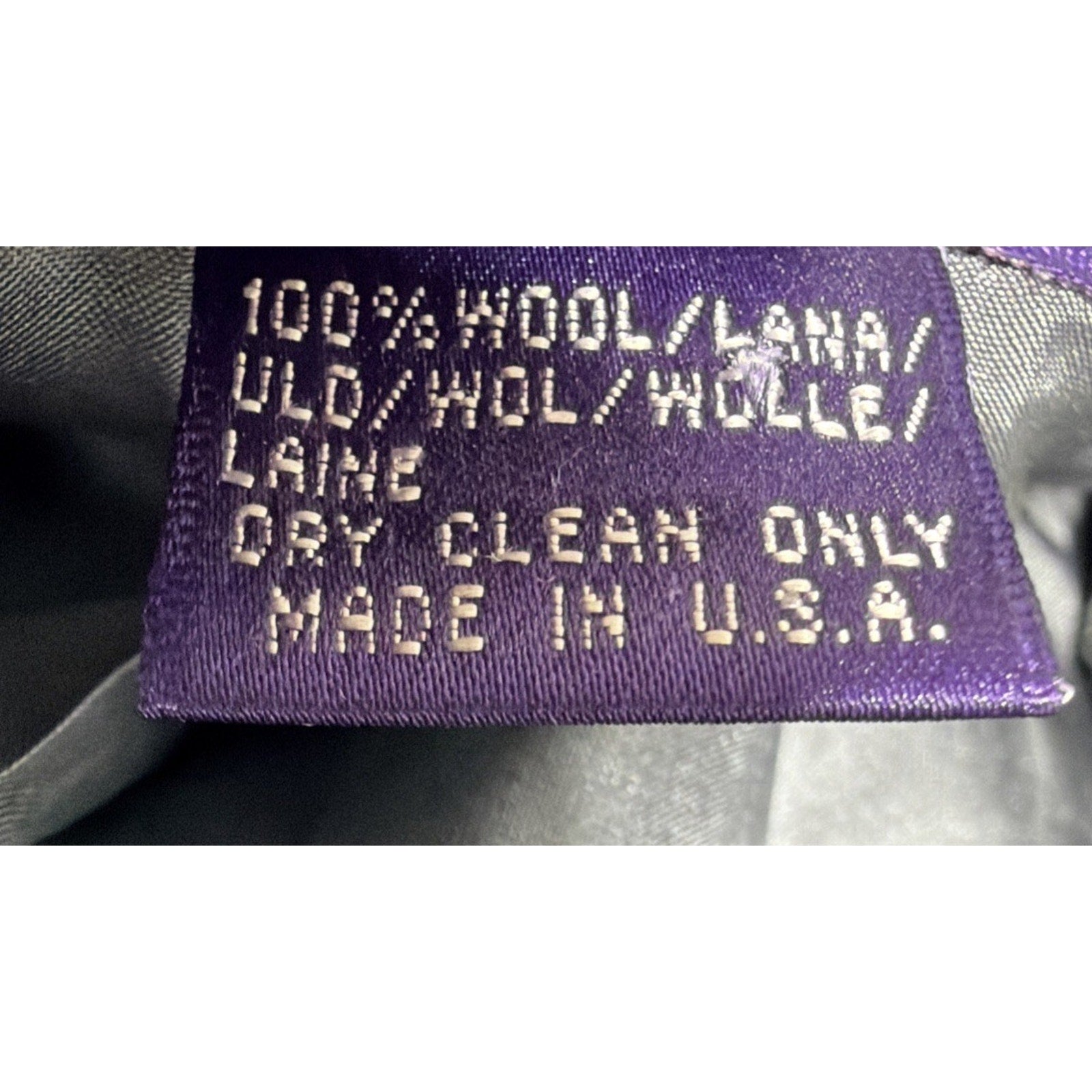 Vinatge Ralph Lauren Purple Label 100% Wool Blazer – Made in USA Sz 8 Old Money