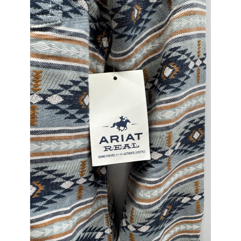 Ariat Real Creekside Pearl Snap Long Sleeve Shirt Women’s XS aztec western NWT