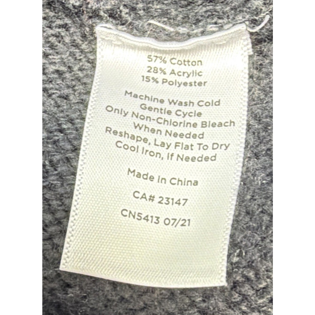 Talbots Dress Large Sweater Sleeveless Turtleneck Black Chunky Knit