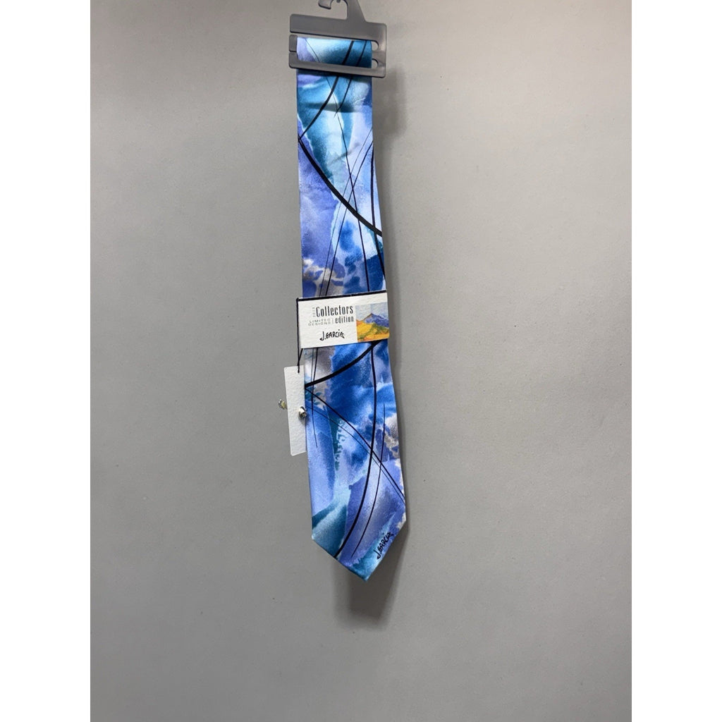Jerry Garcia 2013 Collectors Edition Mens Necktie Blue Multicolor Tie NWT Guitar