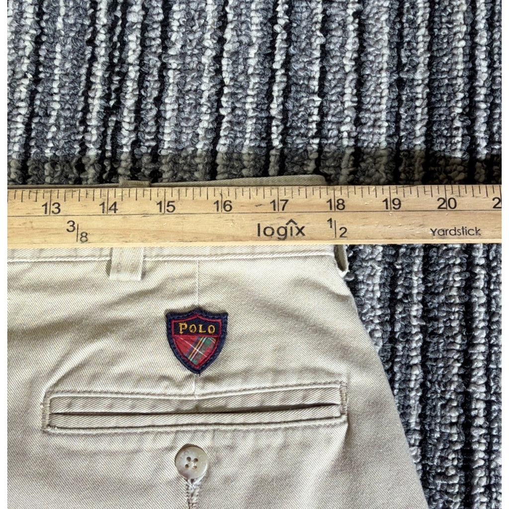 Vintage Polo Ralph Lauren Golf Pants Mens 36x32 Pleated Chino Made in USA