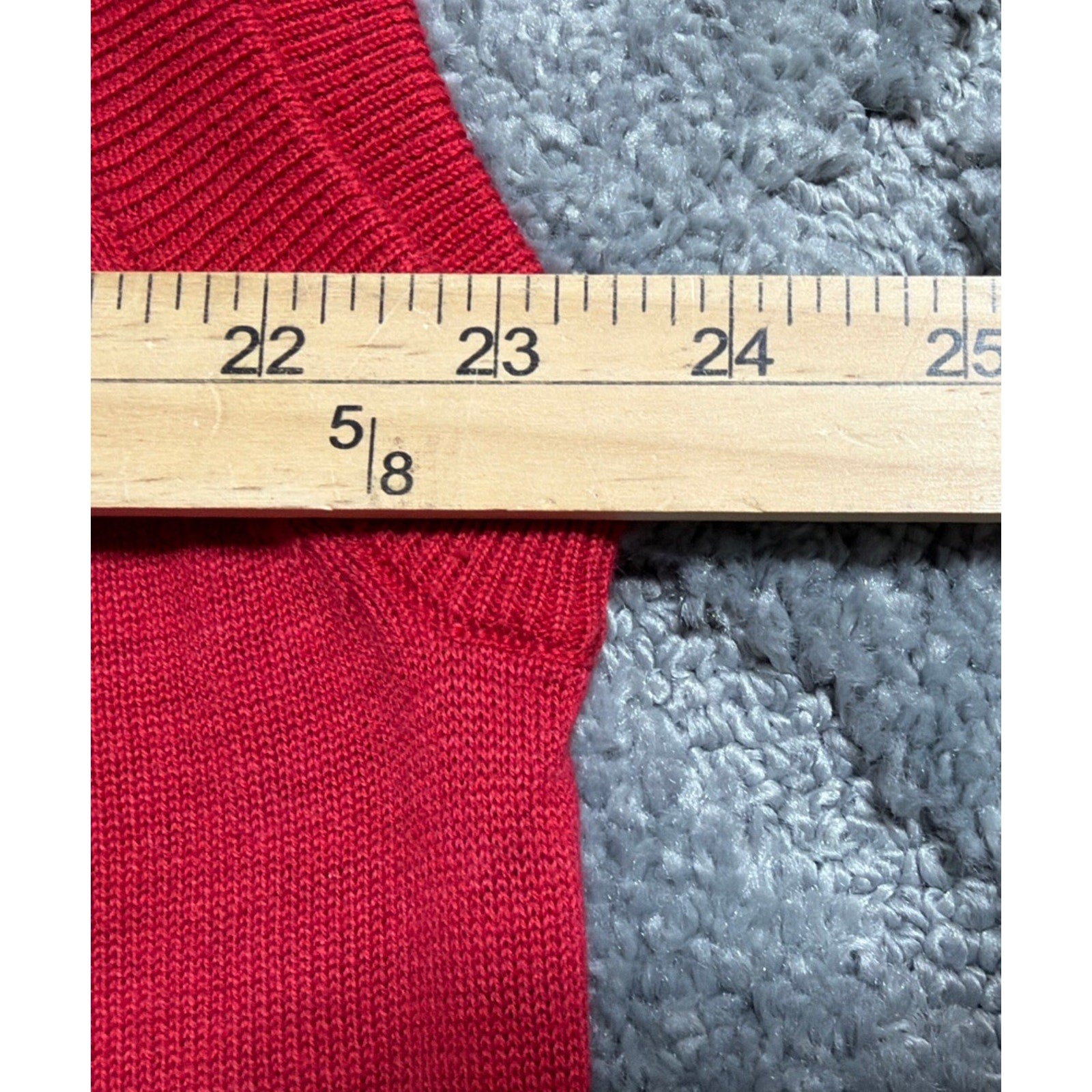 VTG Lavane New York Sweater Vest Mens XL Red V Neck Casual Preppy Ribbed