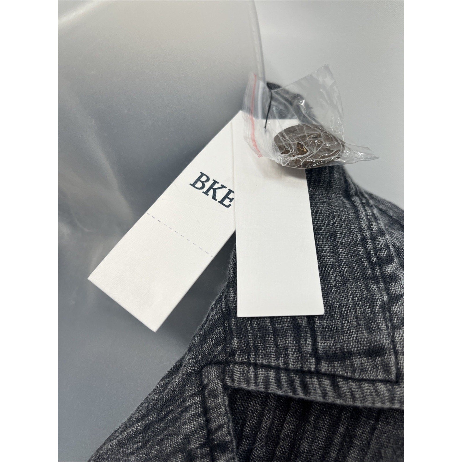 BKE Washed Black Button Down Dress Size Small NWT