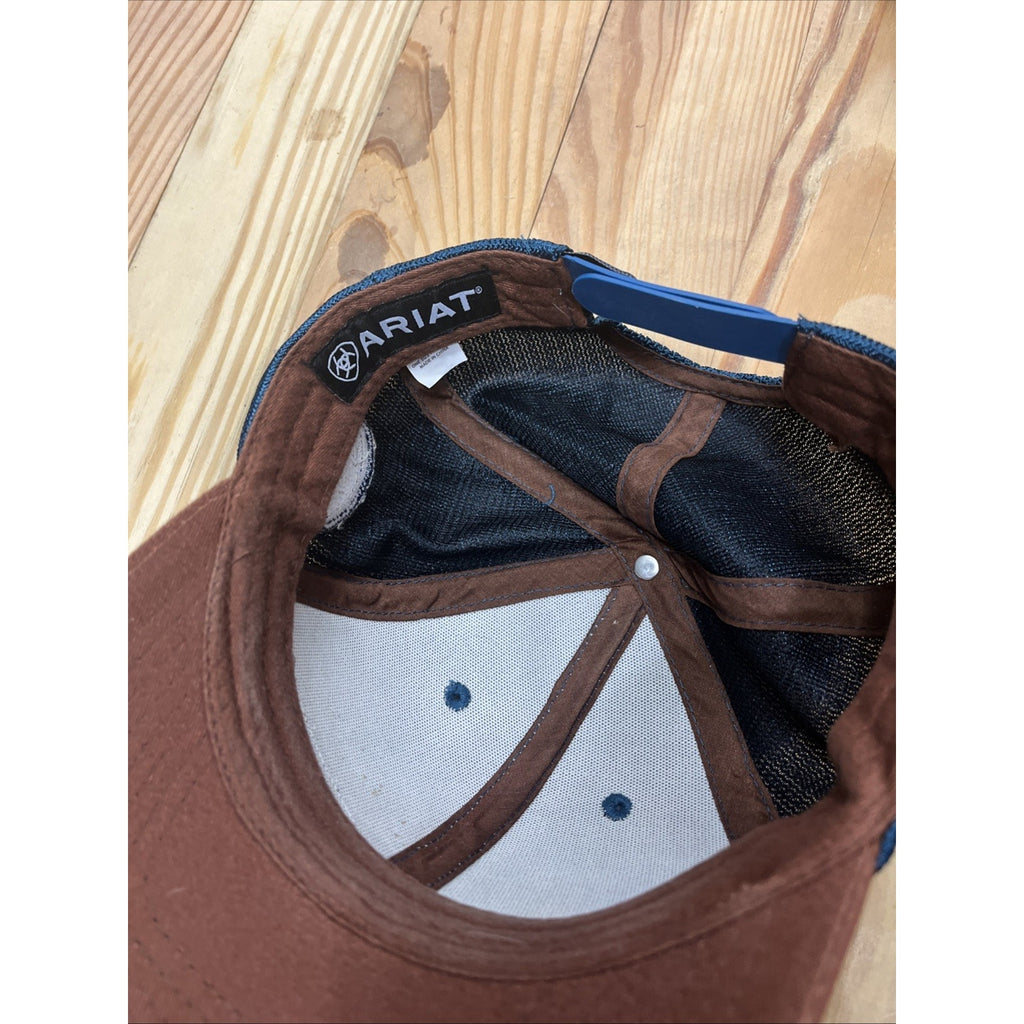 Ariat Cactus Snapback Trucker Hat Multi OSFM Mesh Back Colorblock