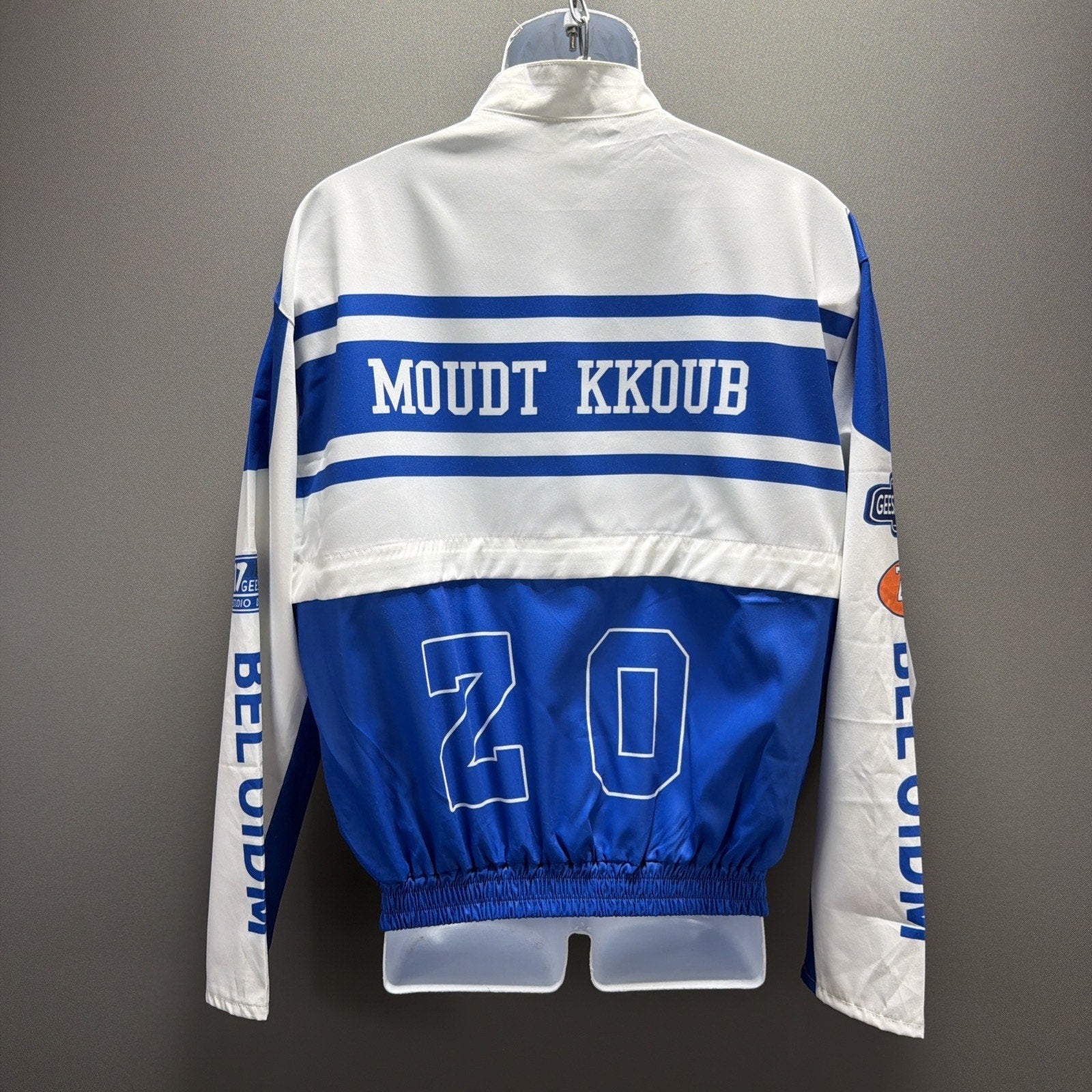 Moudt Kkoub Racing Team Jacket Sz XL Patch Bikercore Moto