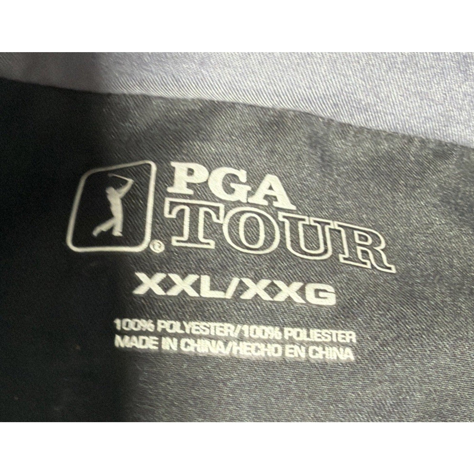 PGA Tour Jacket Mens Size XXL Black Zip Long Sleeve Zip Pockets