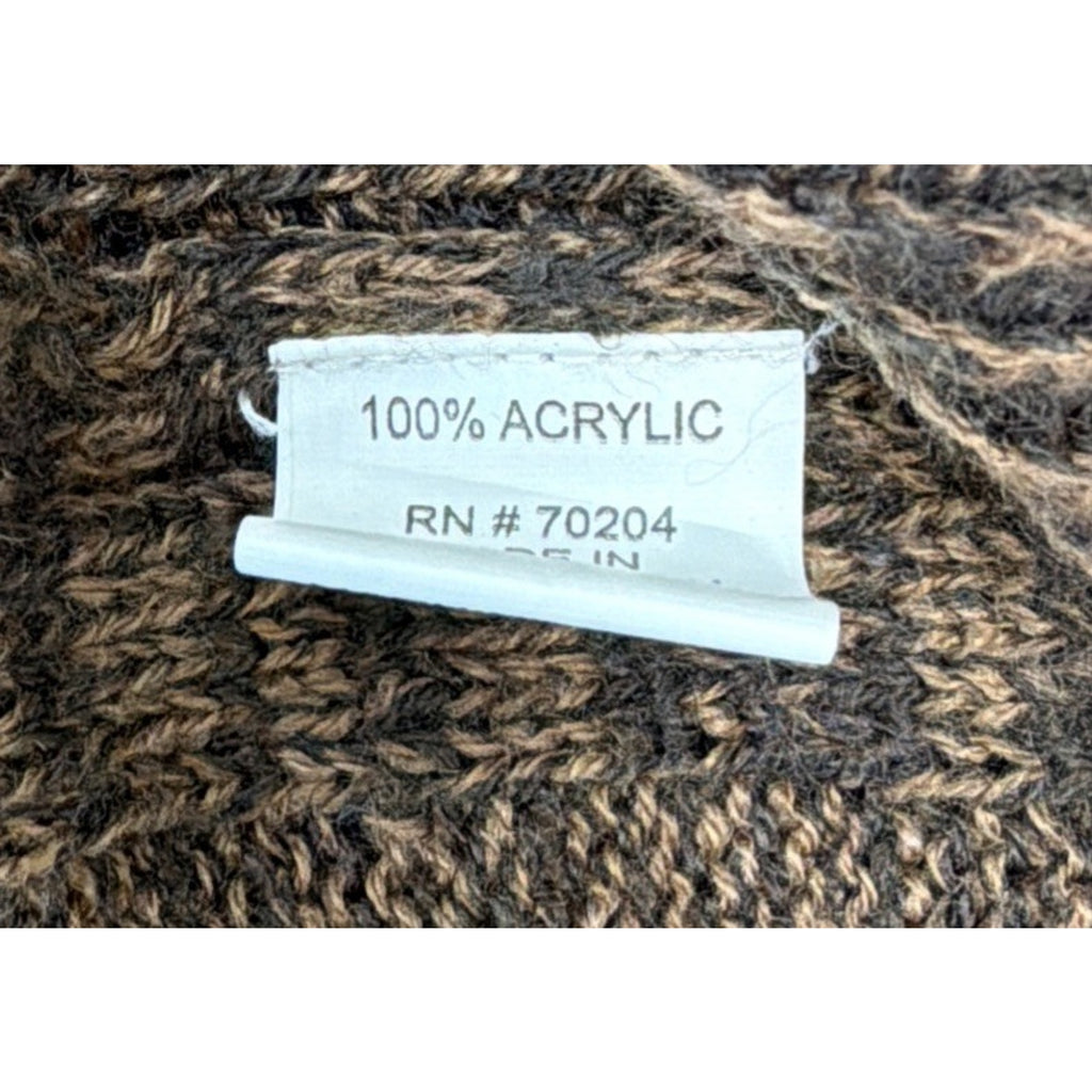 Brittany Black Womens Knit Ruffle Front Bell Sleeves Cardigan S