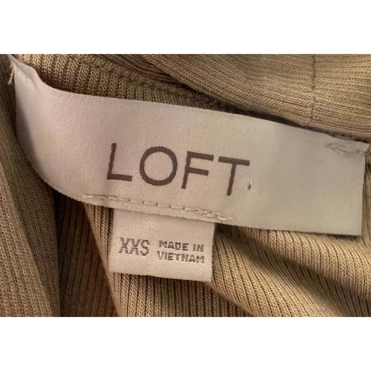 Loft Tan Nude Open Cardigan Women’s Size XXS Modal So Soft Stretch