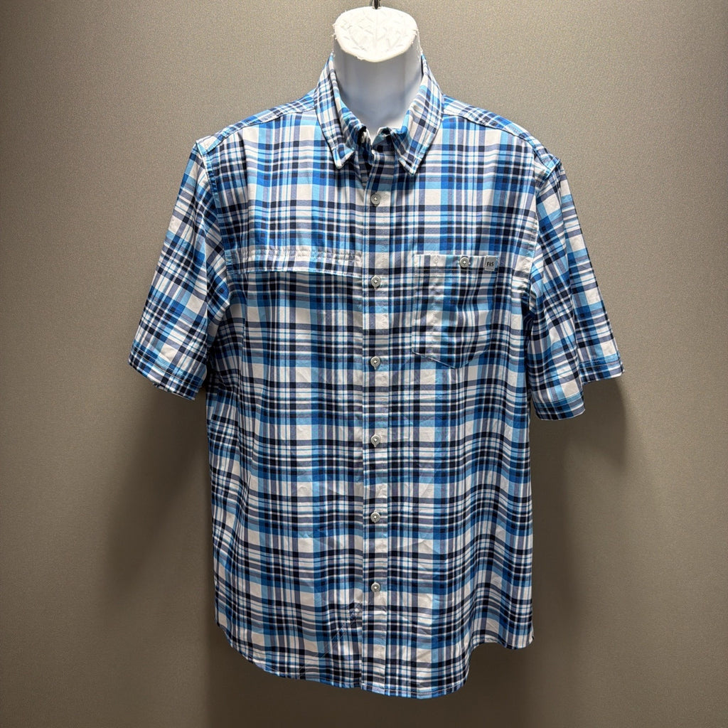 Field And Stream Fishing Shirt Mens Size Large Quick Dry Vented Outdoorsman New
