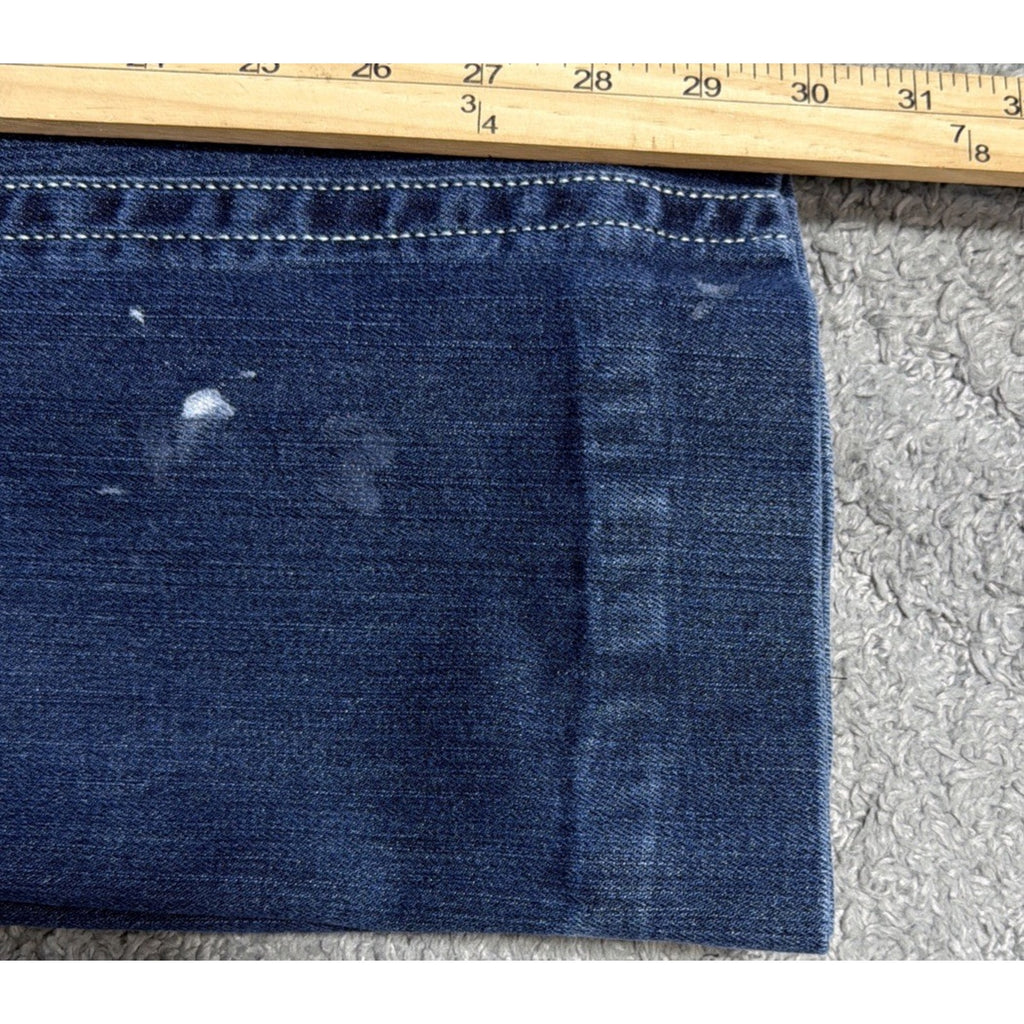 D9 District 9 Women's Blue Denim Turner Boot Cut Jeans 25x30 Western Workwear