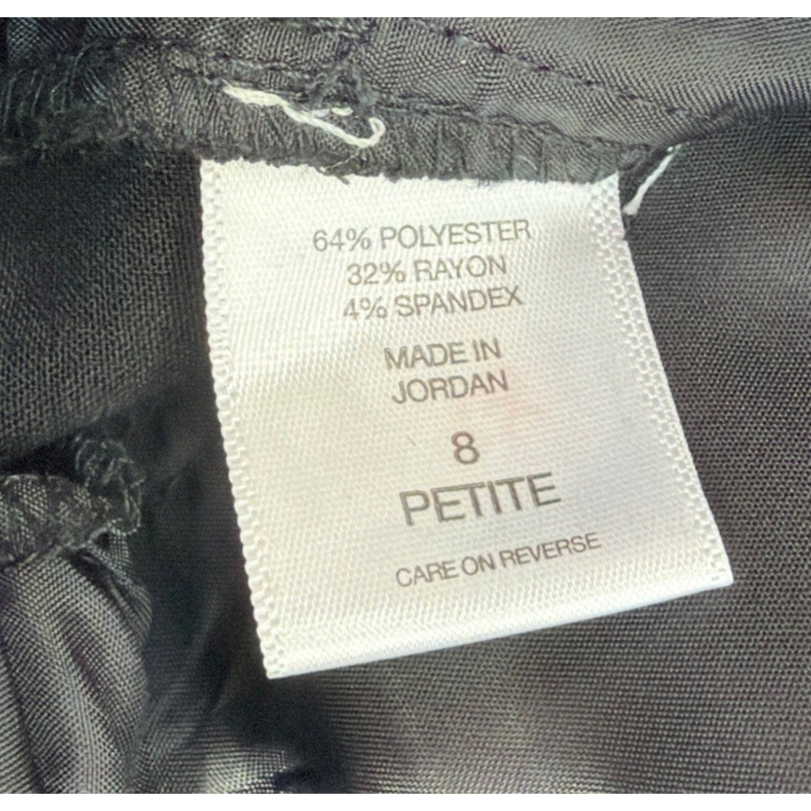 Women's New York & Company Black Crosby Street Slim Leg Crop Pants NWT Size 8P