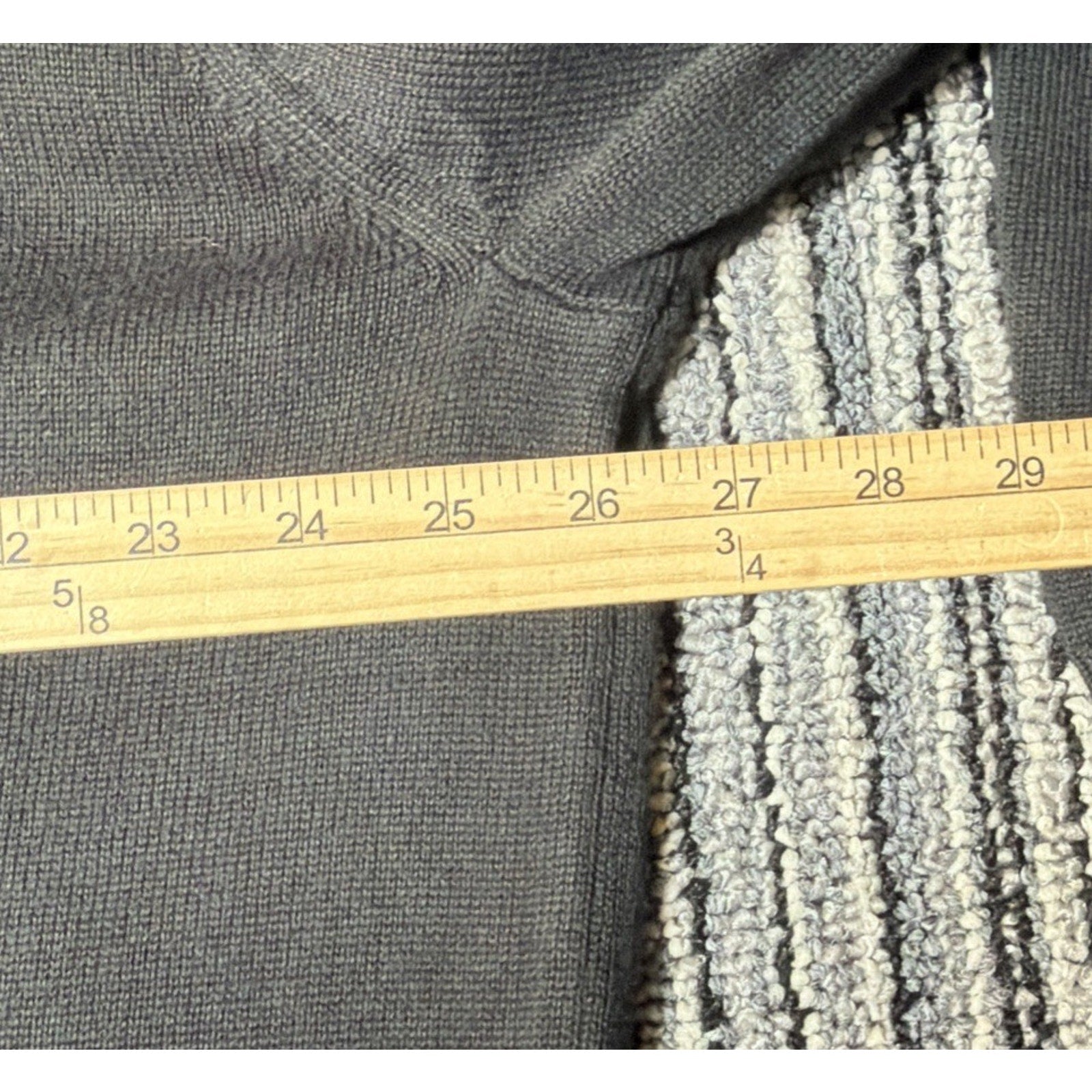 Consensus Black Cotton V Neck Cableknit Pullover Sweater XXL NWT