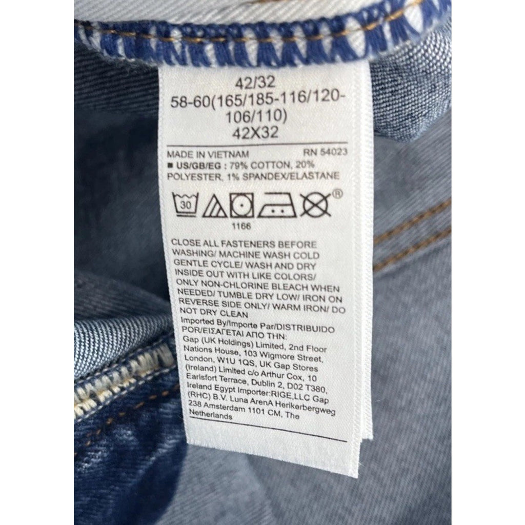 Gap Men's 365 Temp Slim Straight Performance Jeans Size 42x32 NWT