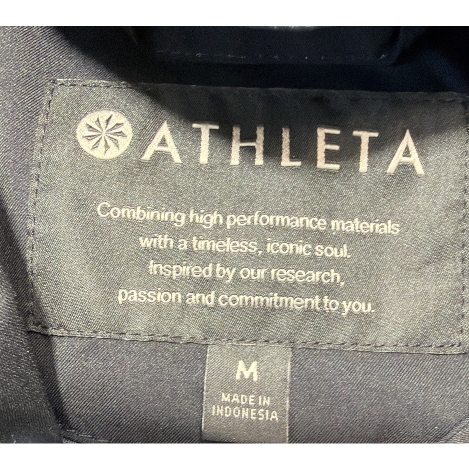 Athleta Stormlovers Waterproof Jacket Hooded Women’s Medium Black New With Tags