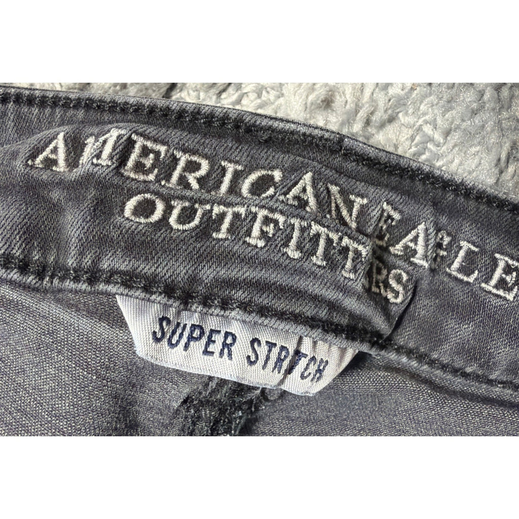 American Eagle Super Stretch High Rise Jegging Jeans Women's 10 Black 29x29
