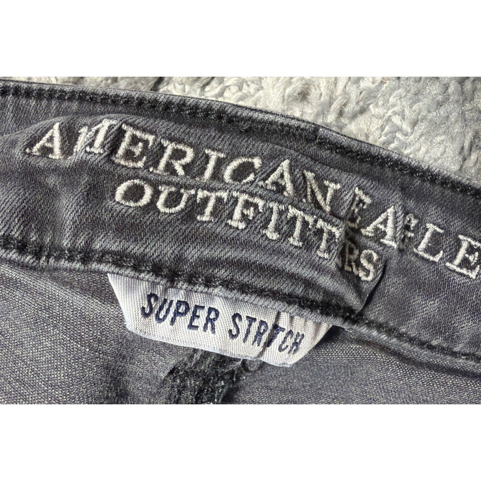 American Eagle Super Stretch High Rise Jegging Jeans Women's 10 Black 29x29