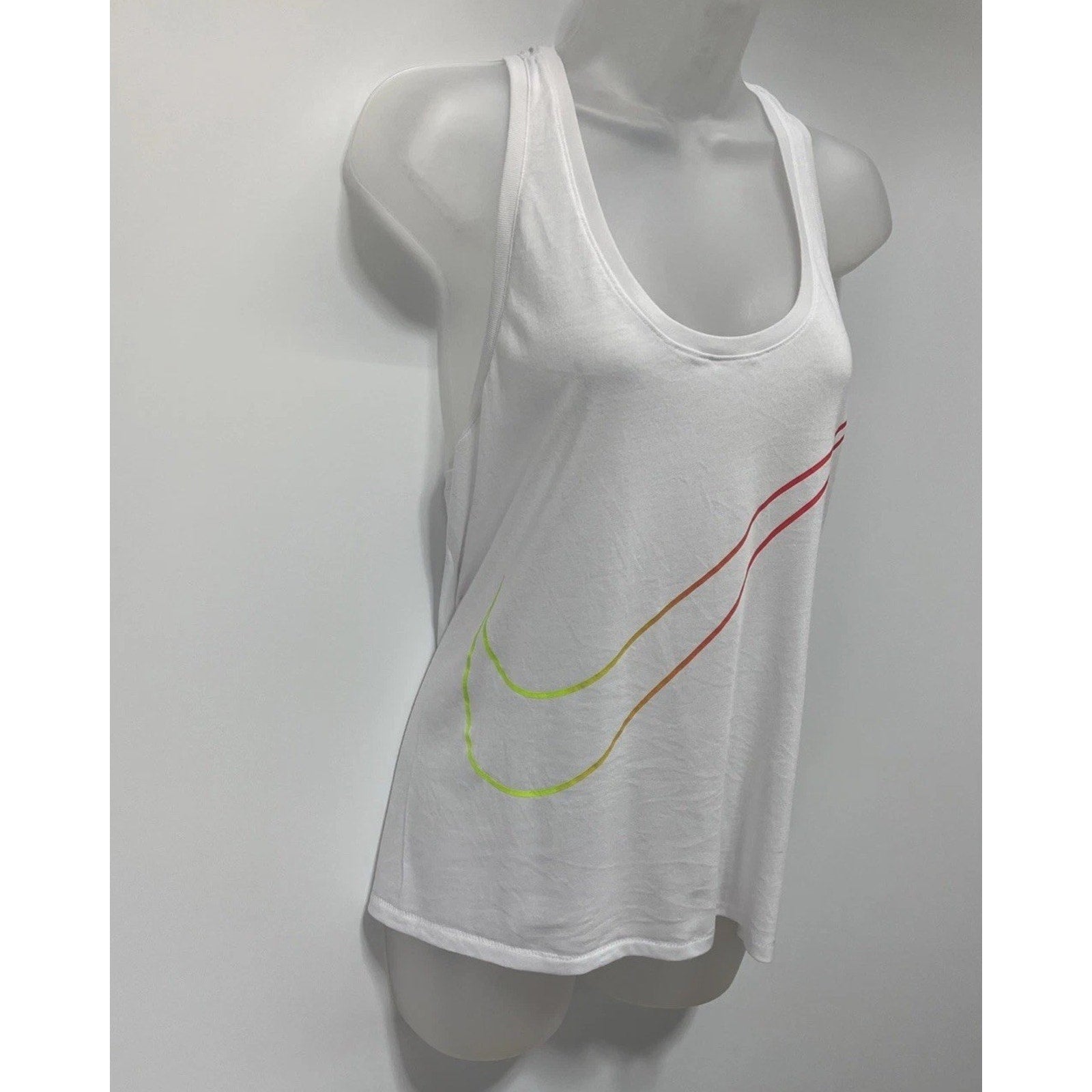 Nike Sportswear Core Tank Top Women’s Size XS White Blue Tag