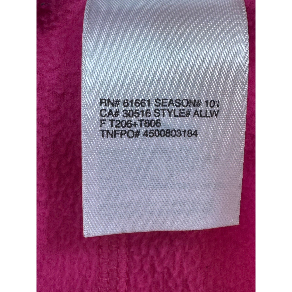 The North Face Pocket Hoodie Jacket Yoga Pilates Fleece Hot Pink Women’s Small