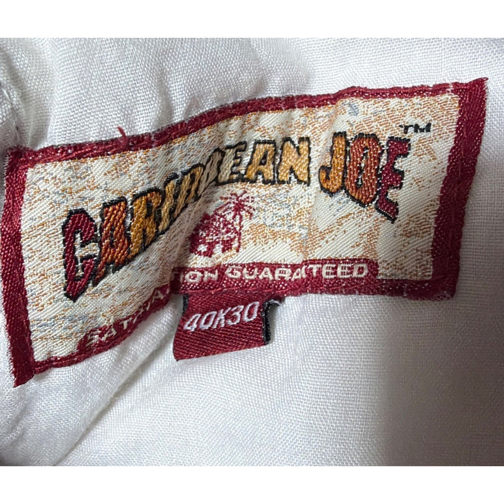 Caribbean Joe Pleated Cuffed Casual Chino Pants Size 44x30 Actual 38x30