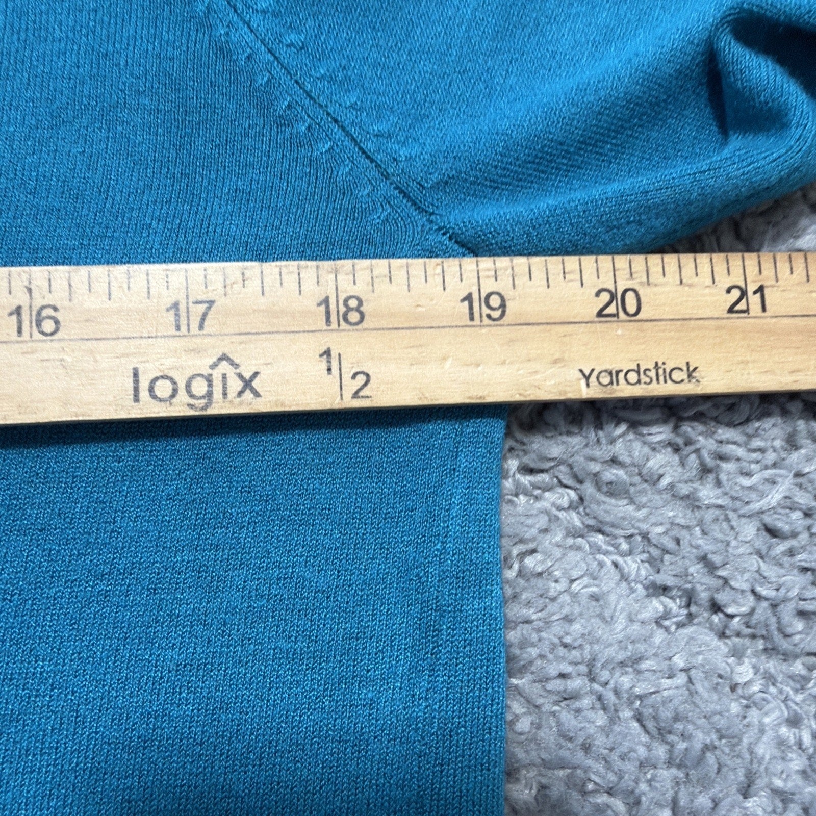 Vintage Rochelle California Blue Crew Neck Long Sleeve Soft sweater size S New