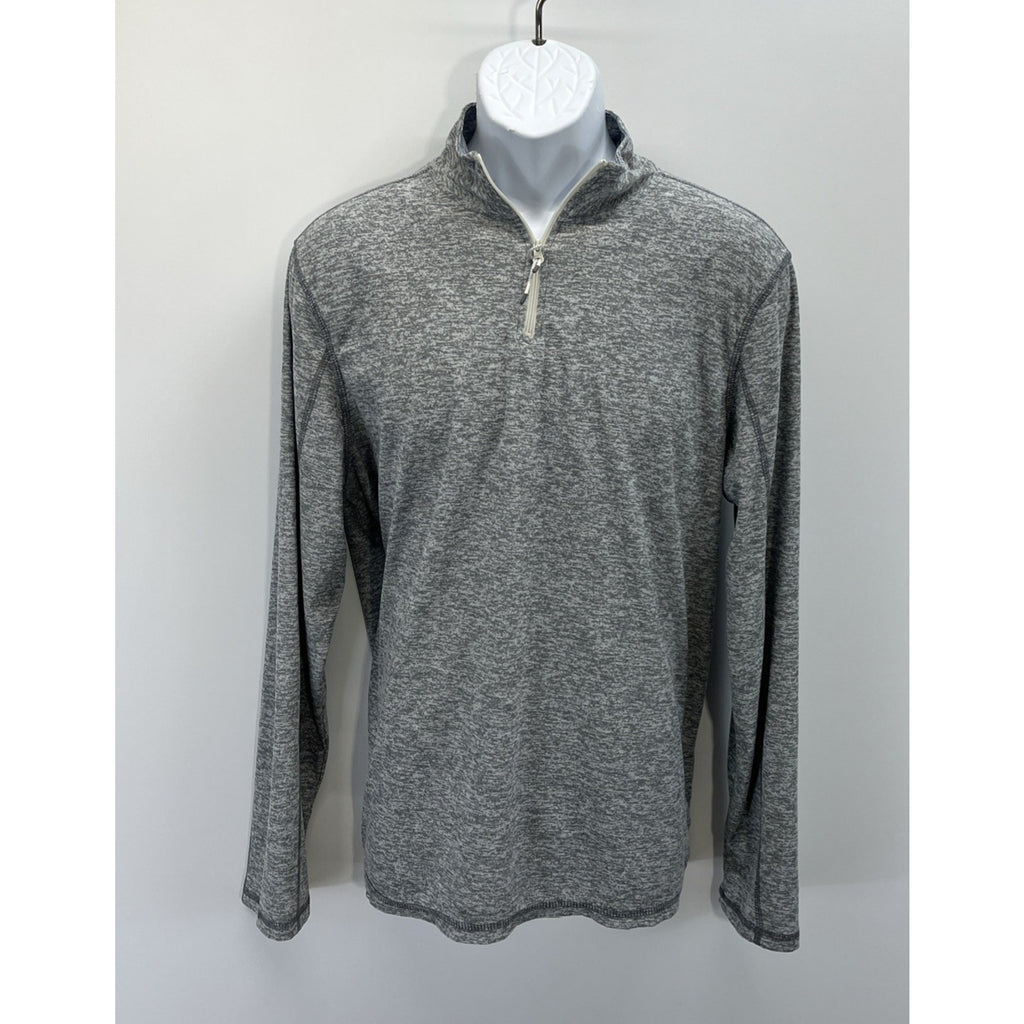 Tallwoods Shirt Mens L 1/4 Zip Long Sleeve Premium Lifestyle Lightweight