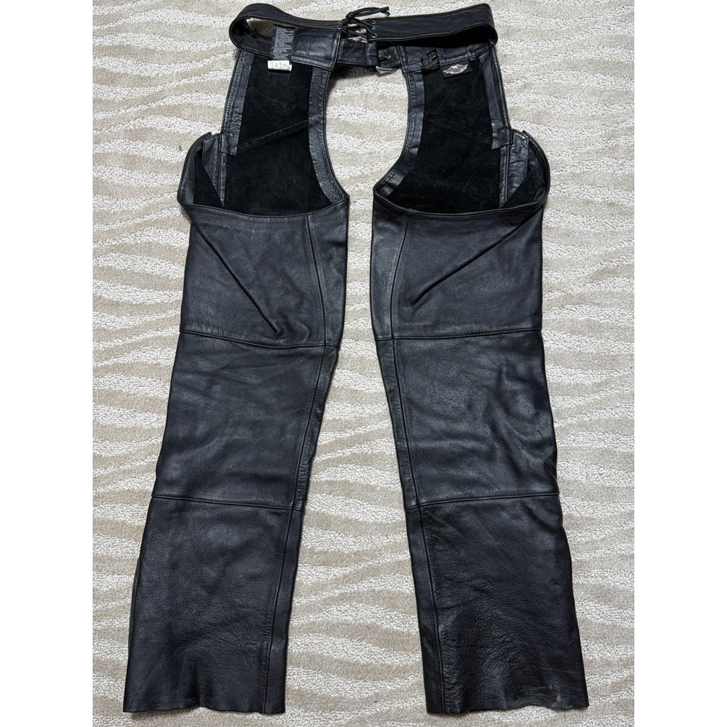 Genuine Leather Harley Davidson Chaps - Mens Large