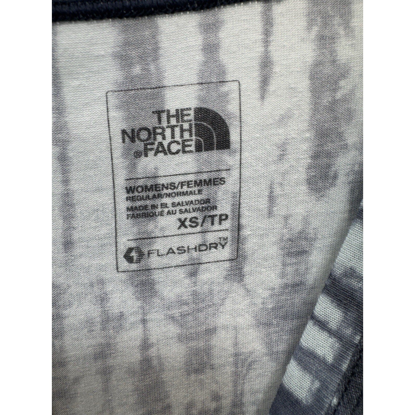 The North Face Flash Dry Tie-Dye Long Sleeve Shirt Women’s Size X-Small