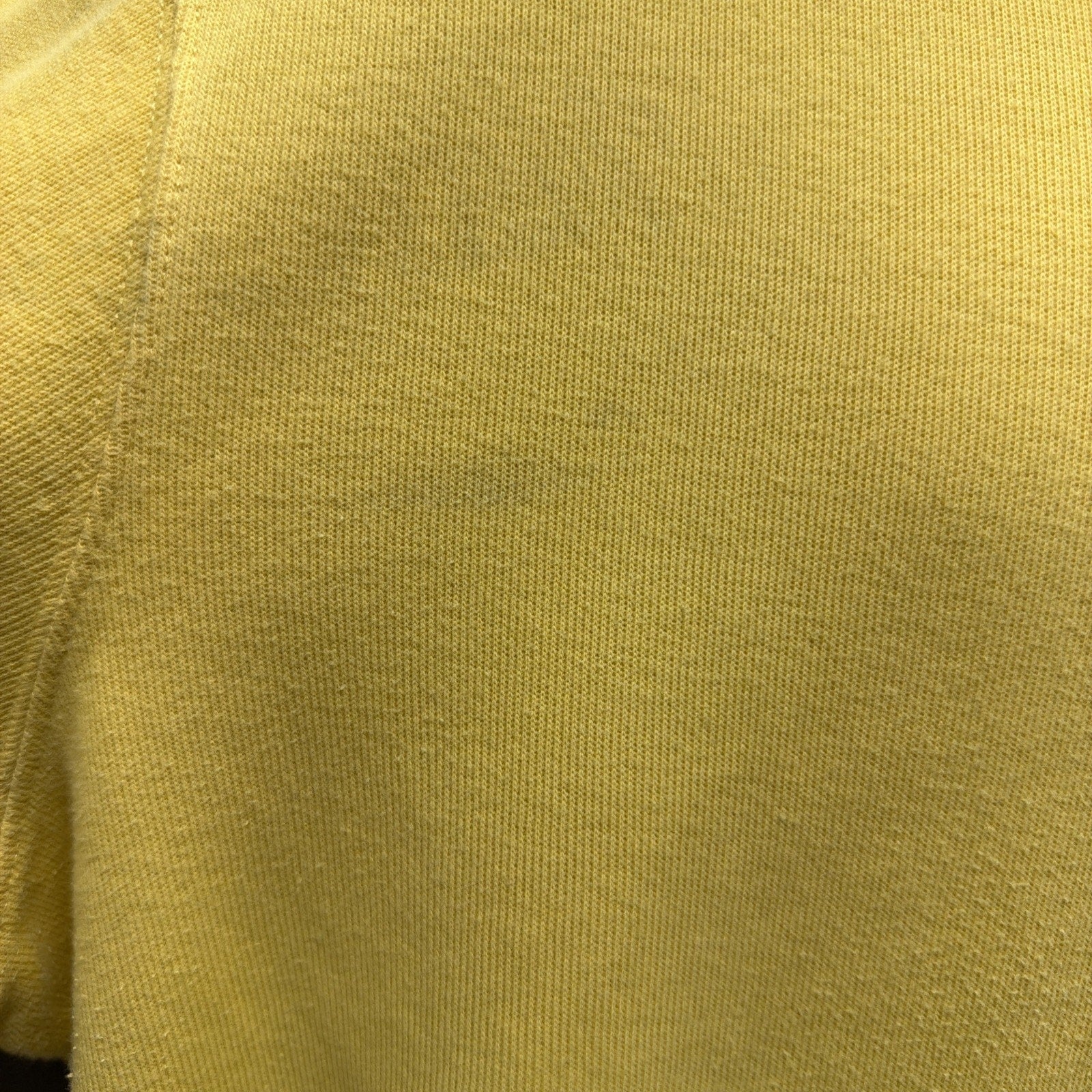 Polo Ralph Lauren Sweater Mens XL Yellow Estate Rib Quarter Zip Pullover/ Spot