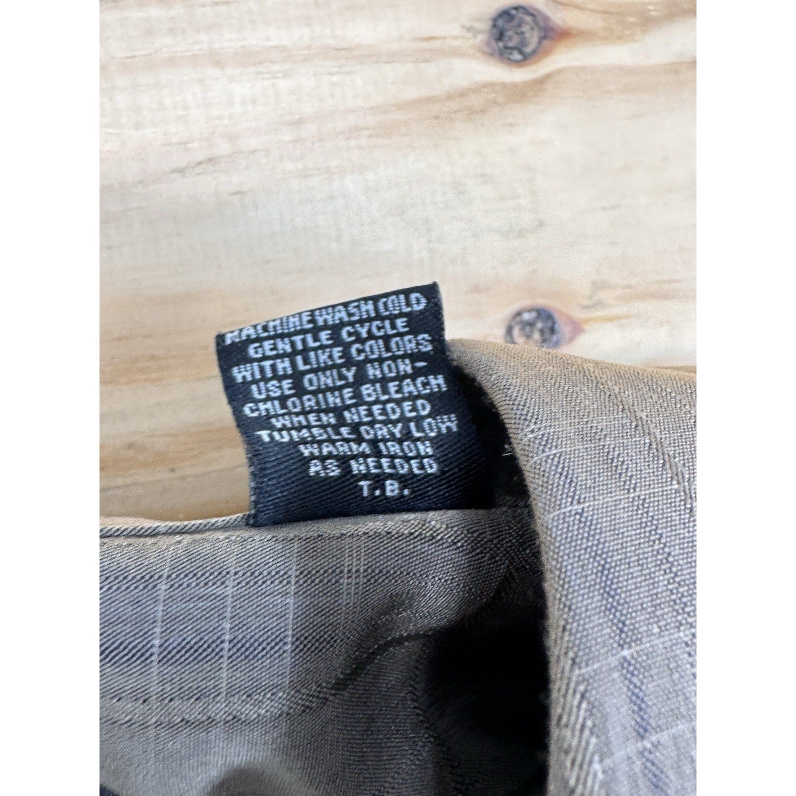 PIERRE CARDIN Long Sleeve Button Down Patterned Shirt Green Plaid Size XL