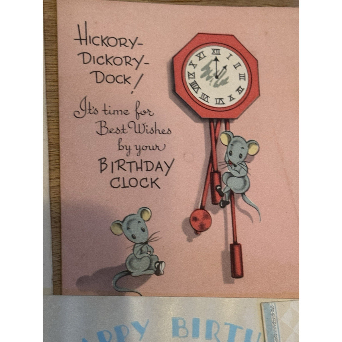 Vintage 1930’s Birthday Card Lot Hallmark Mechanical Die Cut Cowboy Ephemera