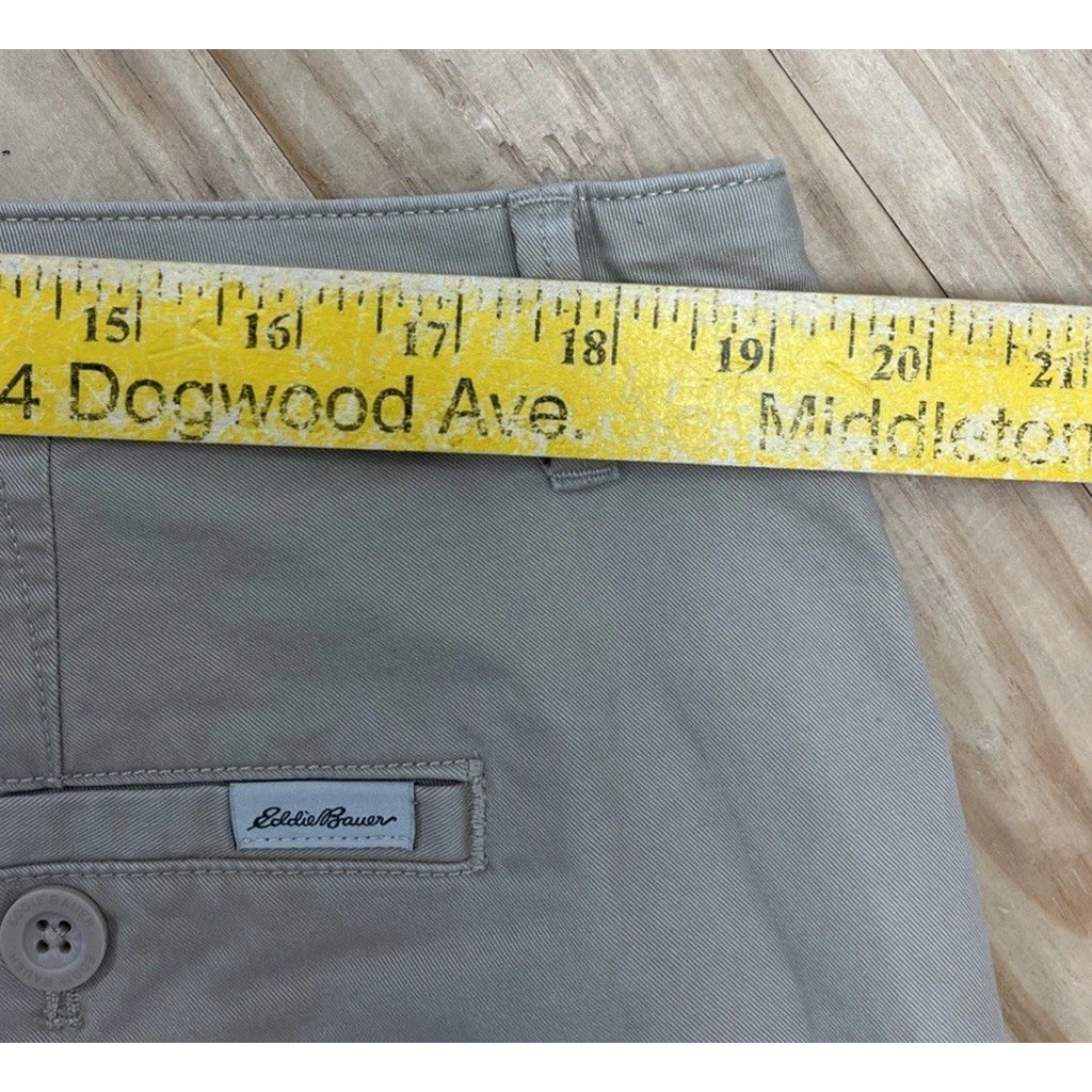 EDDIE BAUER Legend Wash Boyfriend Mid Rise Pants Womens Slim Leg Stretch 16